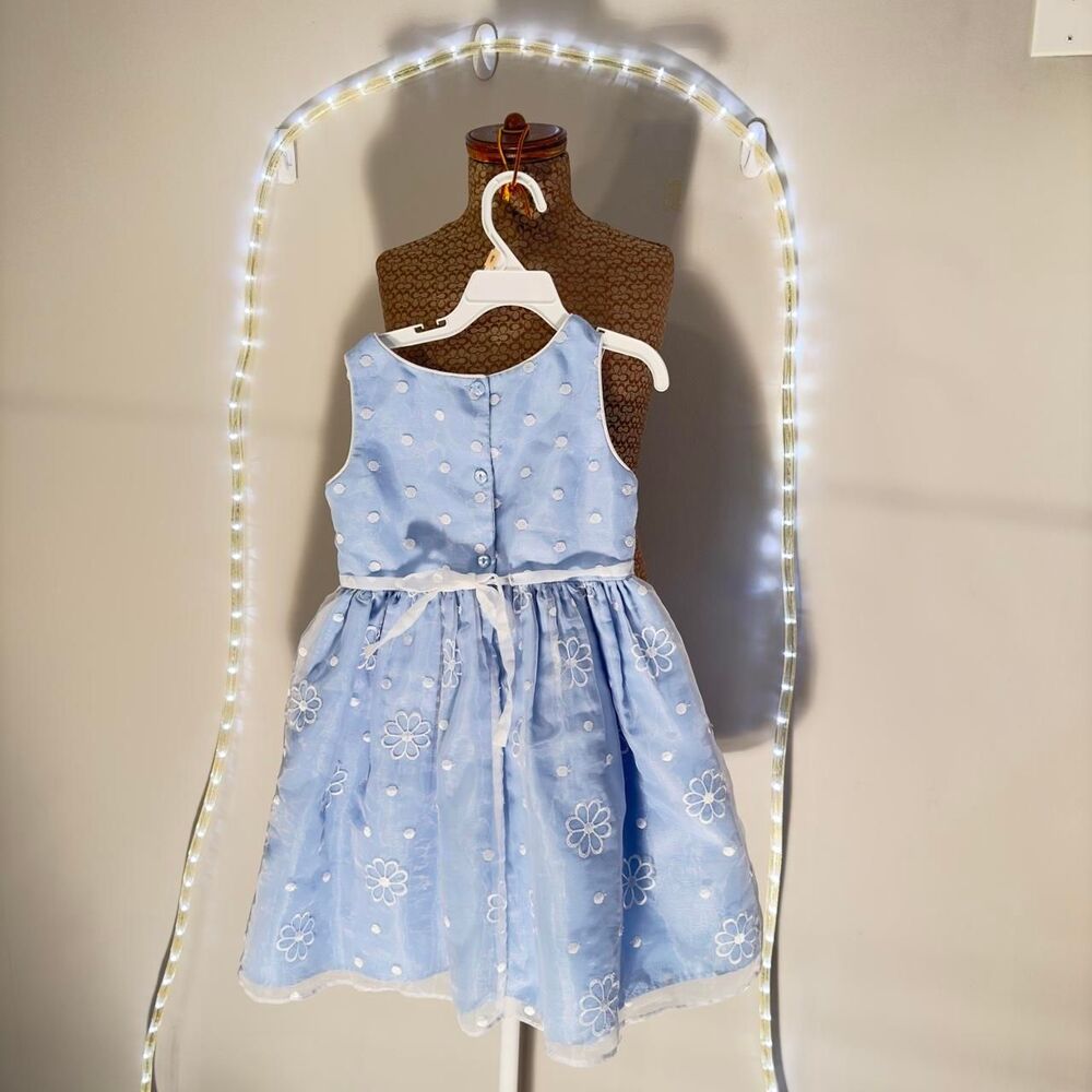 Youngland Blue Dressy Dress Size 6 - Picture 6 of 7